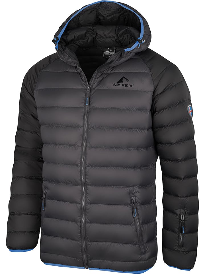 Westfjord Kurtka puchowa "Snaefell" w kolorze antracytowym rozmiar: 3XL