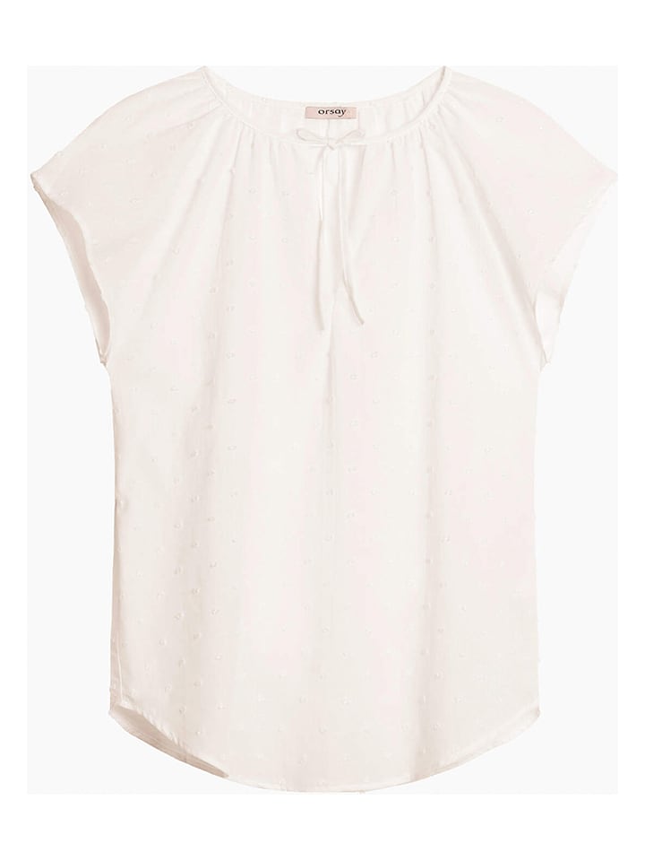 orsay Bluzka w kolorze białym rozmiar: 34