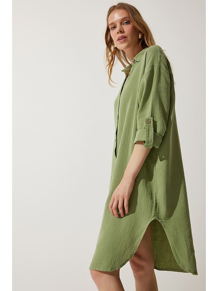 Happiness Istanbul Sukienka w kolorze zielonym rozmiar: 42