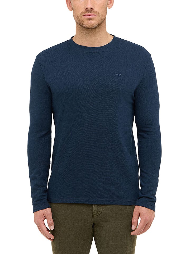 Mustang Koszulka w kolorze granatowym rozmiar: 3XL