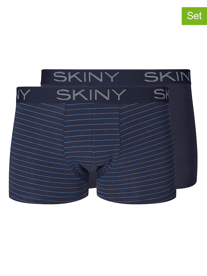 Skiny Bokserki (2 pary) w kolorze granatowym rozmiar: L