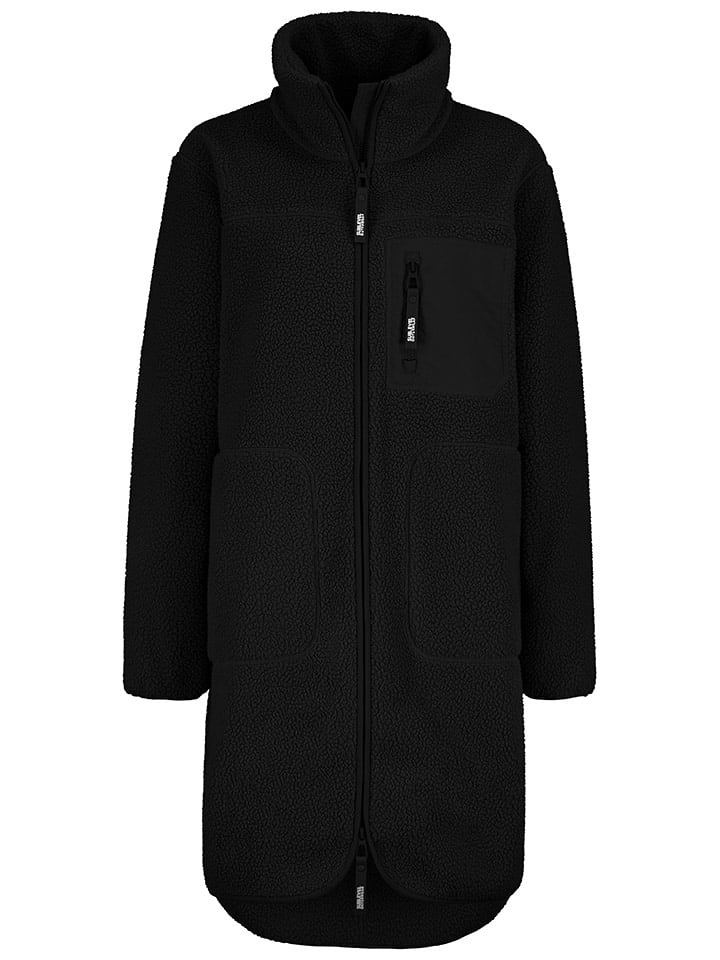 Sublevel Płaszcz polarowy w kolorze czarnym rozmiar: M