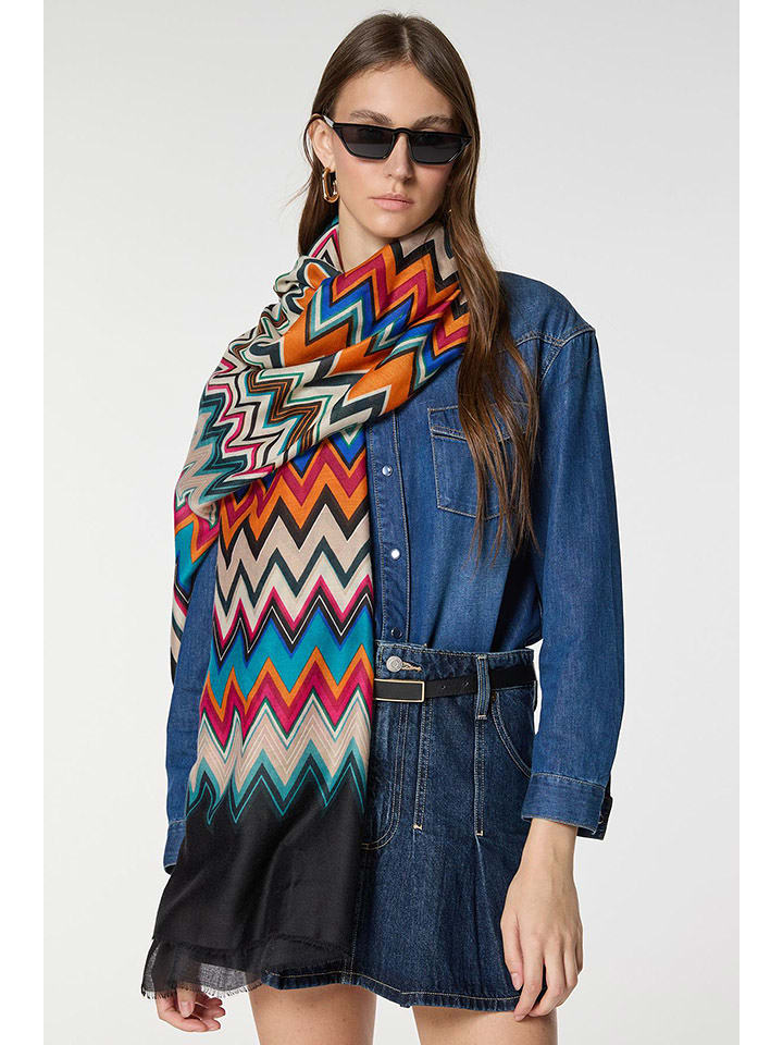 Lucky Bees Szal ze wzorem - 180 x 80 cm rozmiar: onesize