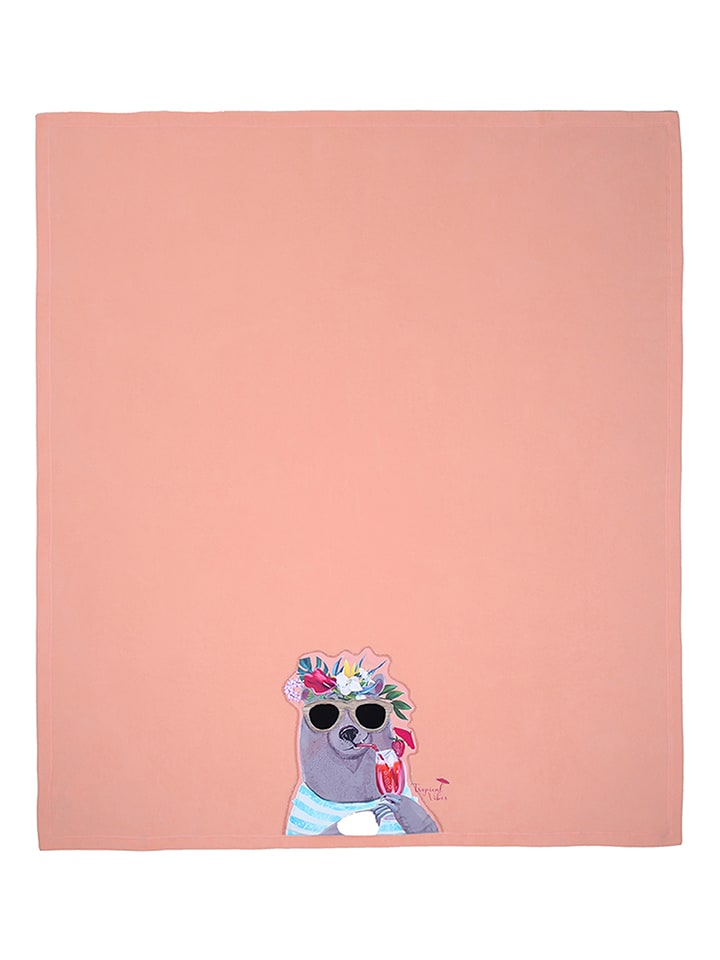 maryplaid Pled w kolorze koralowym rozmiar: 160x180 cm