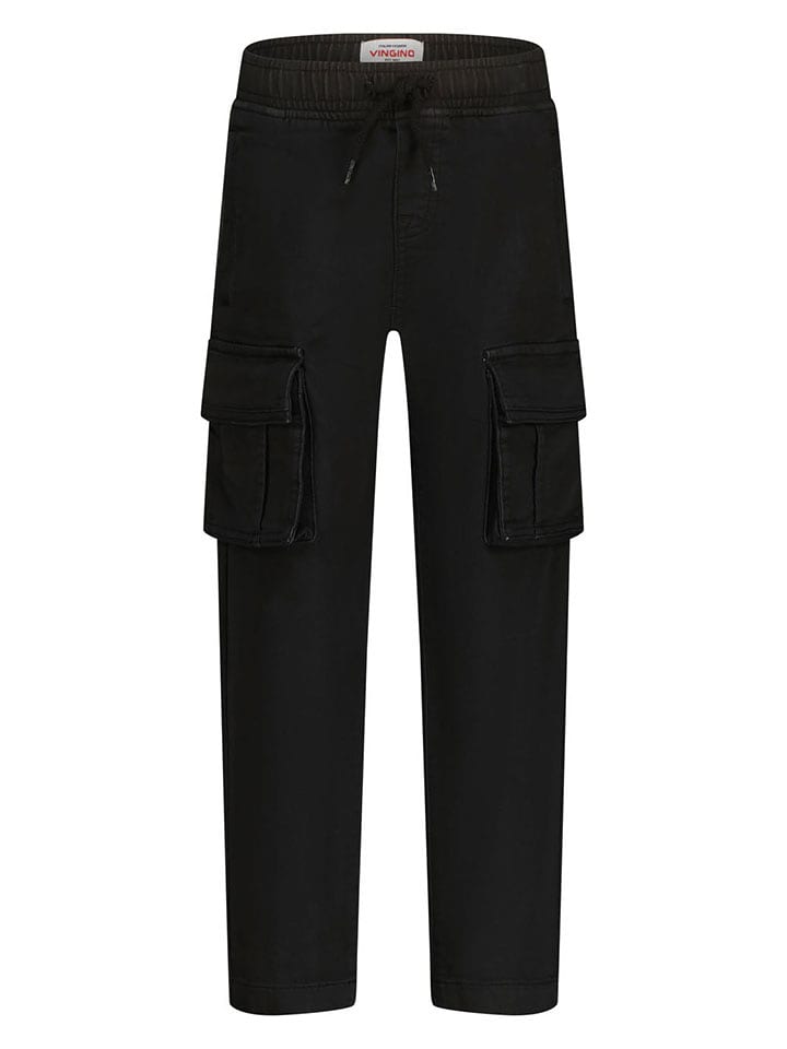 Vingino Bojówki w kolorze czarnym rozmiar: 158