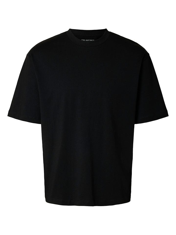 SELECTED HOMME Koszulka w kolorze czarnym rozmiar: L