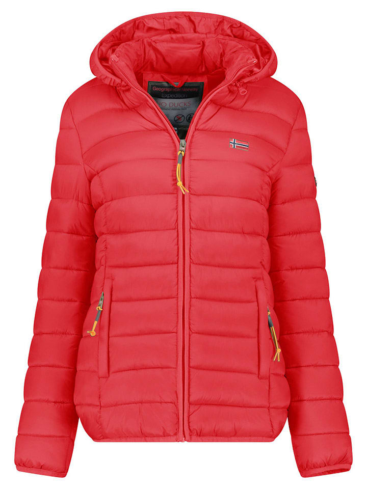 Geographical Norway Kurtka pikowana "Atikolor" w kolorze czerwonym rozmiar: XXL