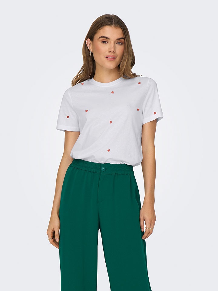 ONLY Koszulka w kolorze białym rozmiar: XL