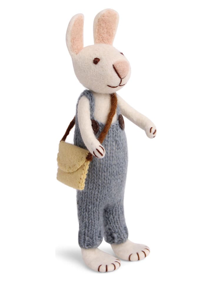 Gry & Sif Figurka dekoracyjna "Bunny" w kolorze biało-zielonym - 10 x 30 x 8 cm rozmiar: onesize