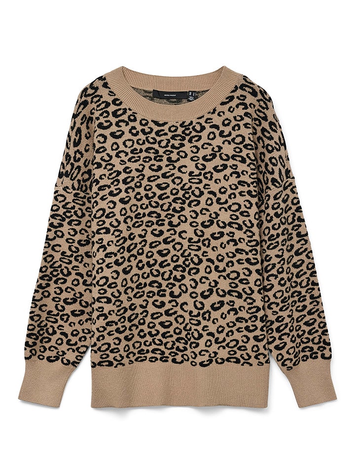 Vero Moda Sweter w kolorze beżowym rozmiar: XS