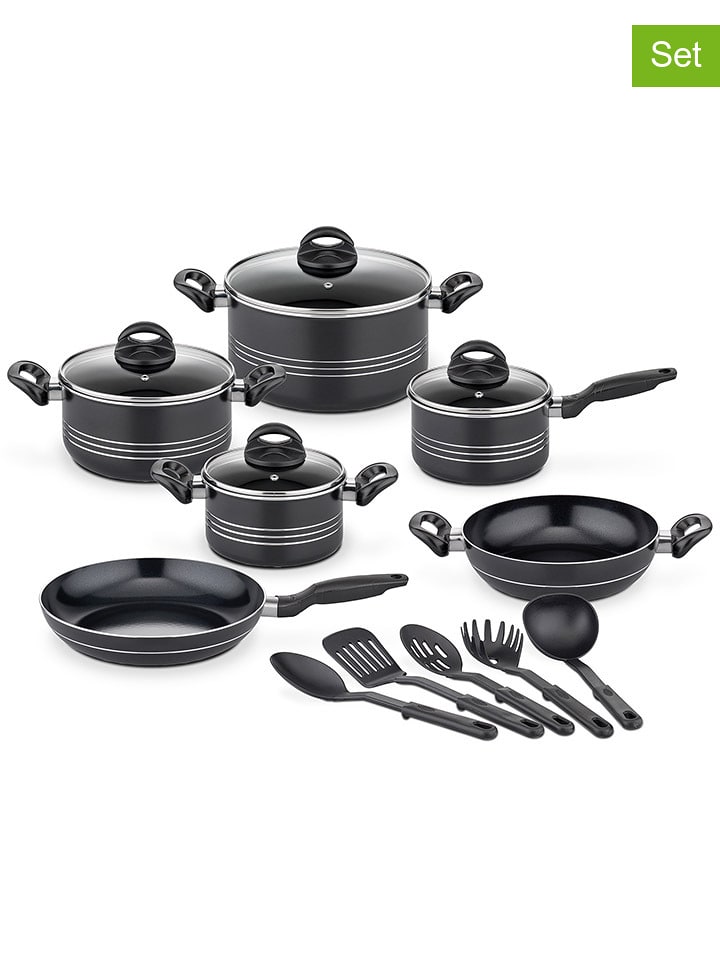 GSW 15-częściowy zestaw "Milano" w kolorze szarym rozmiar: onesize