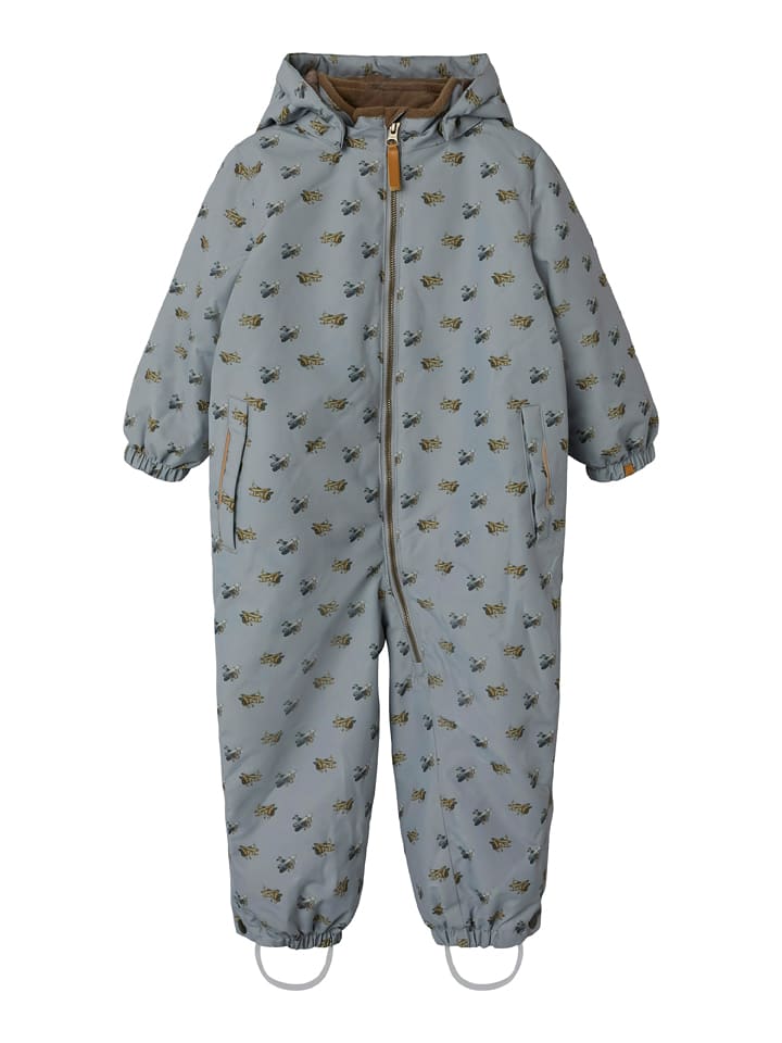 Lil Atelier Kombinezon zimowy w kolorze turkusowym rozmiar: 110