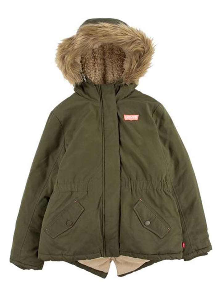 Levi's Kids Parka w kolorze oliwkowym rozmiar: 158