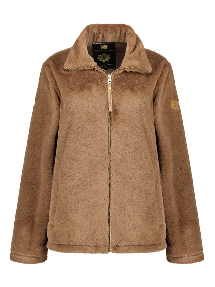 Geographical Norway Kurtka polarowa "Tofure" w kolorze jasnobrązowym rozmiar: S