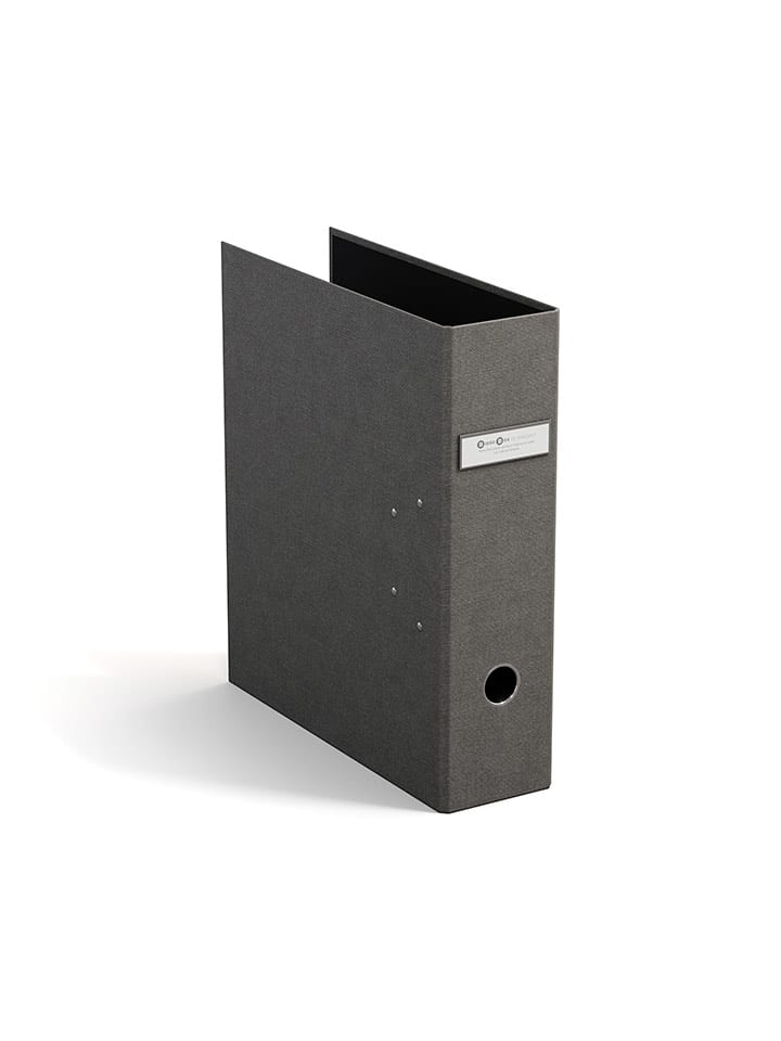 BigsoBox Segregator pierścieniowy "Archie" w kolorze szarym - DIN A4 rozmiar: onesize