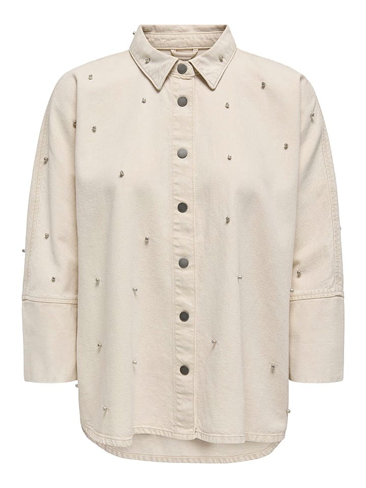 ONLY Bluzka w kolorze kremowym rozmiar: M