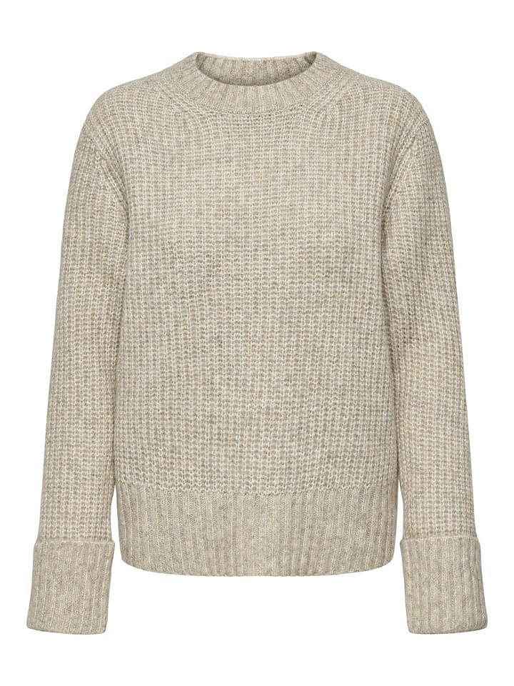 JDY Sweter "Silja" w kolorze kremowym rozmiar: XL