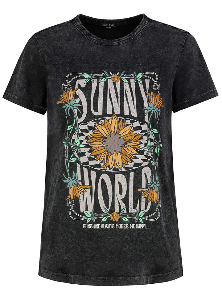 Sublevel Koszulka w kolorze czarnym rozmiar: XS