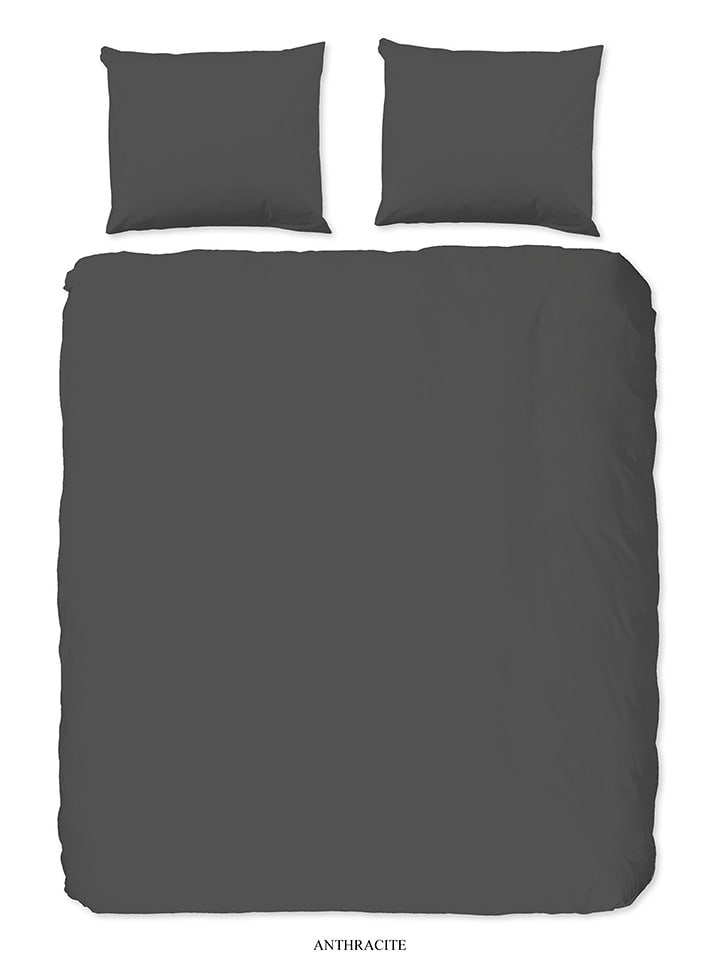 Good Morning Komplet pościeli w kolorze antracytowym rozmiar: 135x200 cm