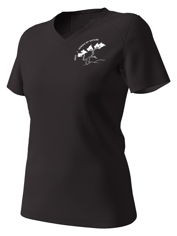 Halti Koszulka funkcyjna "Vassi" w kolorze czarnym rozmiar: 44