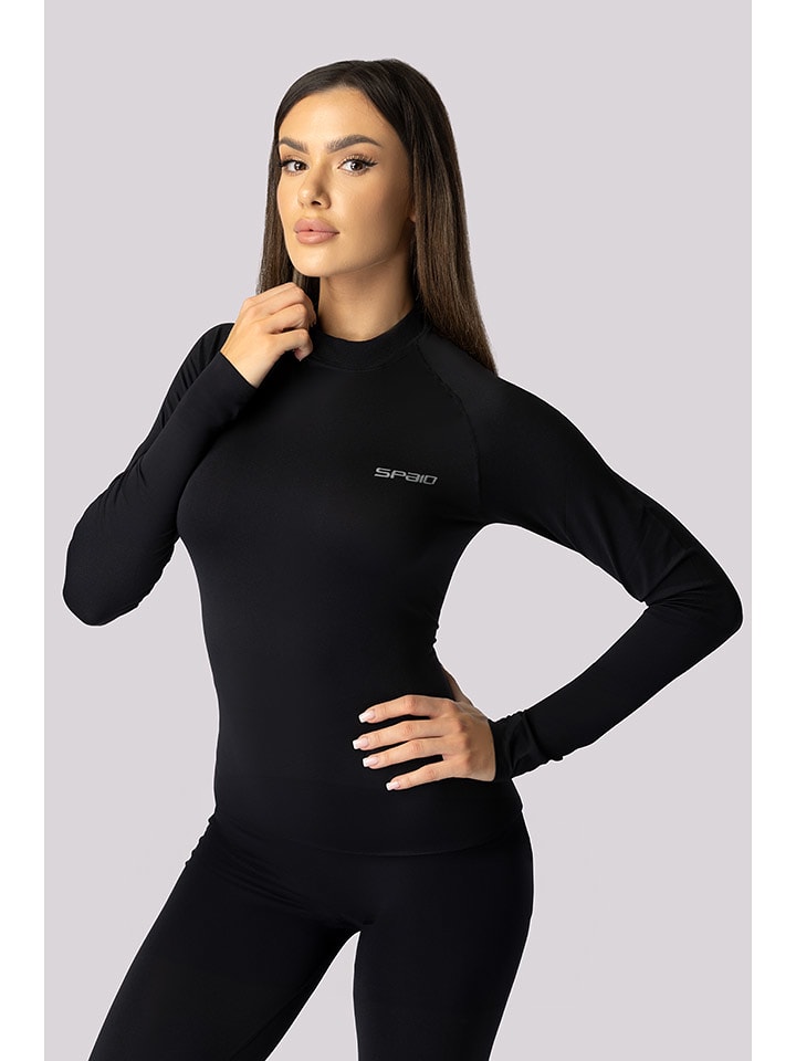 Spaio Koszulka termiczna "Alpha" w kolorze czarnym rozmiar: M