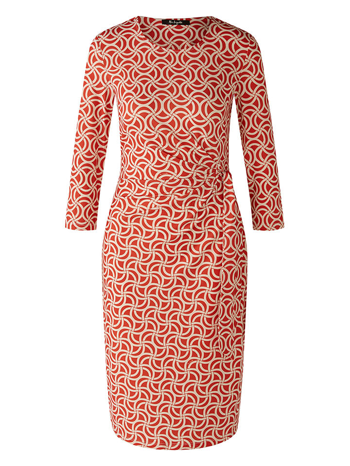 Miss Lagotte Sukienka w kolorze pomarańczowo-kremowym rozmiar: 42