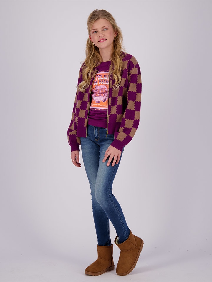 Vingino Kardigan "Maniek" w kolorze fioletowym rozmiar: 116