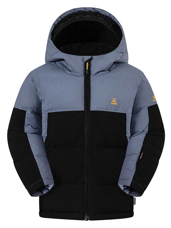 Kamik Kurtka zimowa "Tucker" w kolorze szaro-czarnym rozmiar: 140