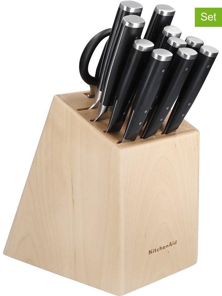KitchenAid 12-częściowy zestaw w kolorze beżowo-czarnym rozmiar: onesize