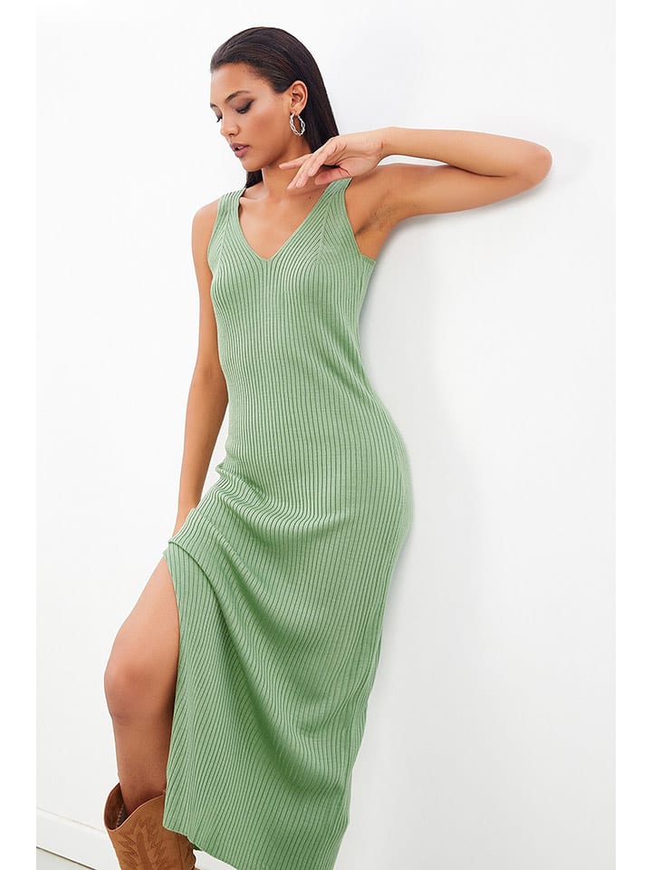 Milan Kiss Sukienka w kolorze jasnozielonym rozmiar: L