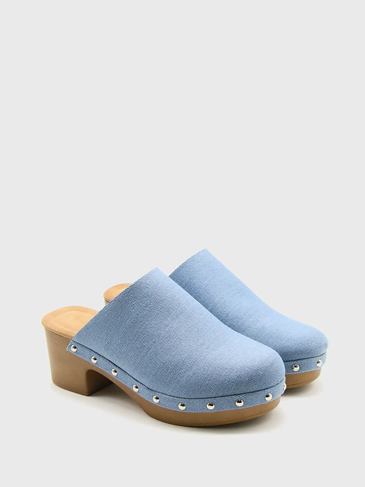 Bellucci Chodaki w kolorze błękitnym rozmiar: 38