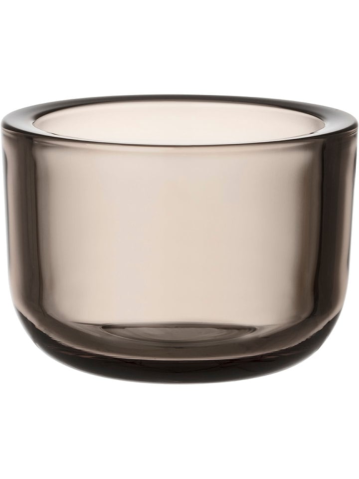 iittala Świecznik "Valkea" w kolorze beżowym - Ø 8,5 cm rozmiar: onesize
