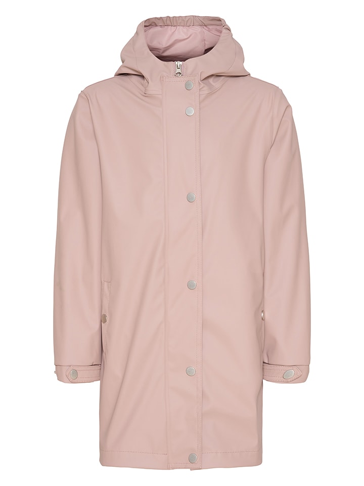 HULABALU Płaszcz przeciwdeszczowy "Zizzie" w kolorze jasnoróżowym rozmiar: 110/116