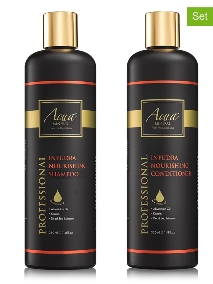Aquamineral 2-częściowy zestaw "Infudra" do włosów - 2 x 350 ml rozmiar: onesize