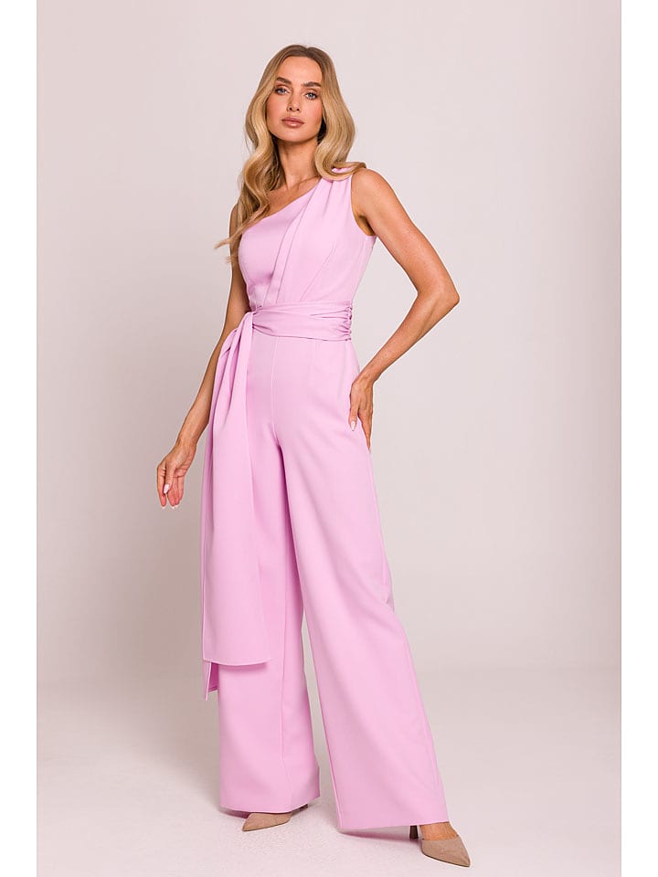 made of emotion Kombinezon w kolorze jasnoróżowym rozmiar: S