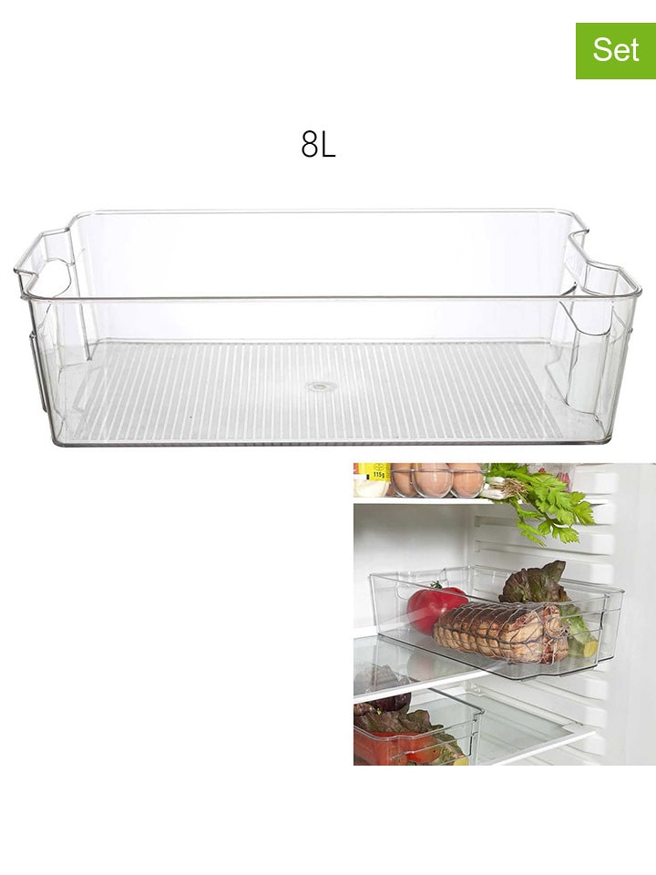 COOK CONCEPT Organizery (12 szt.) do lodówki - 37 x 10 x 21,5 cm rozmiar: onesize