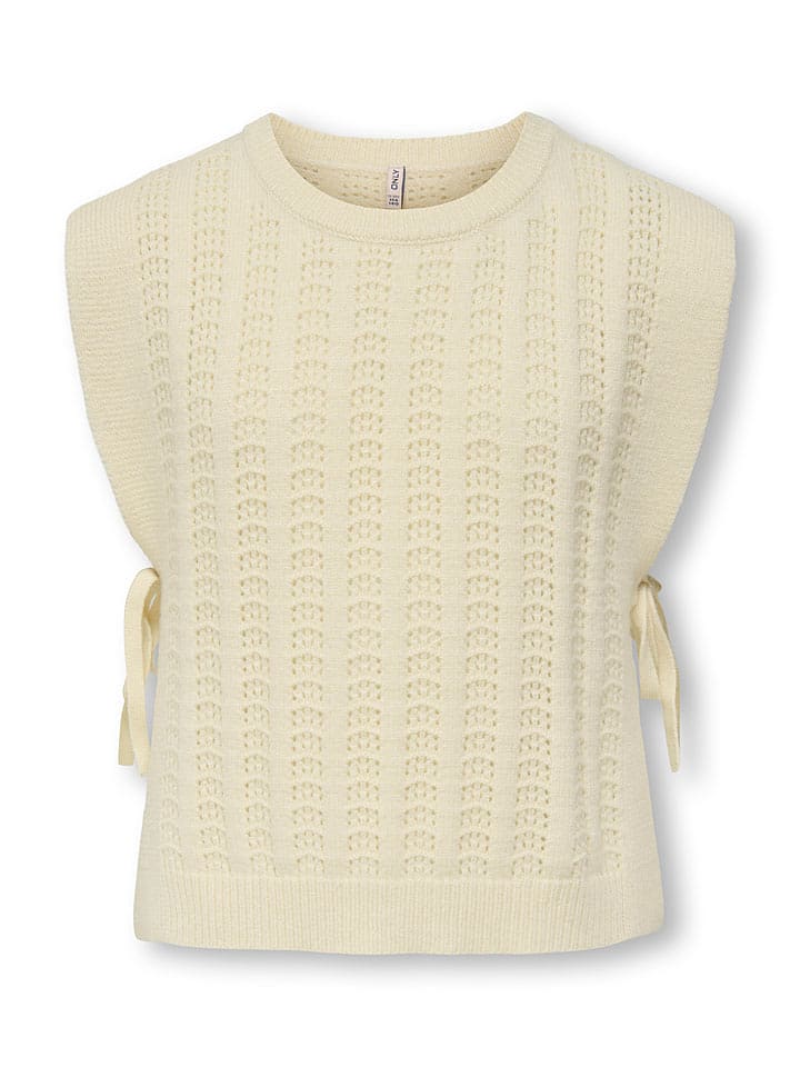 KIDS ONLY Bezrękawnik "Katia" w kolorze beżowym rozmiar: 158/164