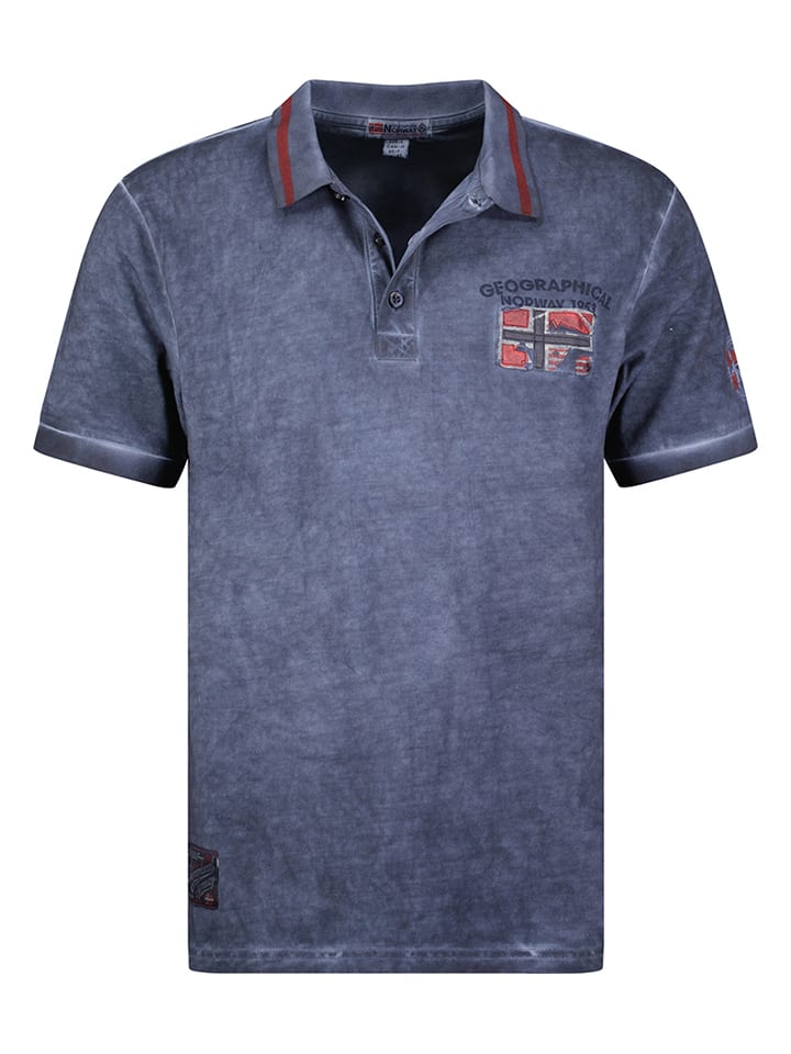 Geographical Norway Koszulka polo "Kotz" w kolorze niebieskim rozmiar: 3XL