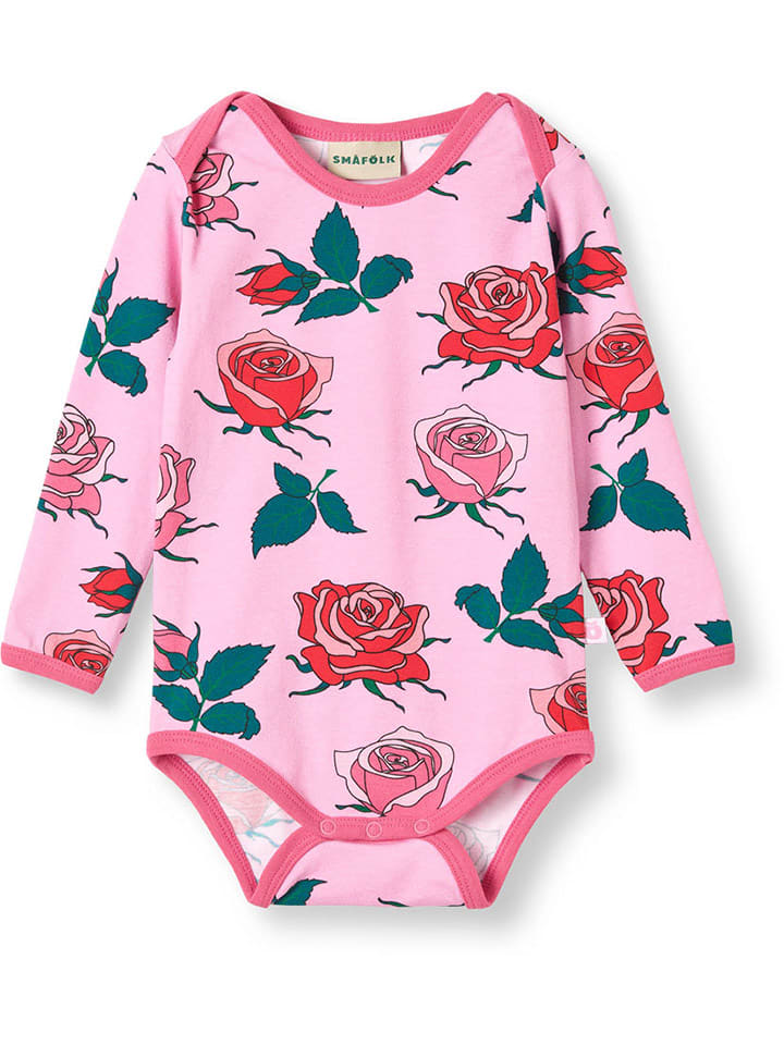 Småfolk Body w kolorze jasnoróżowym rozmiar: 56