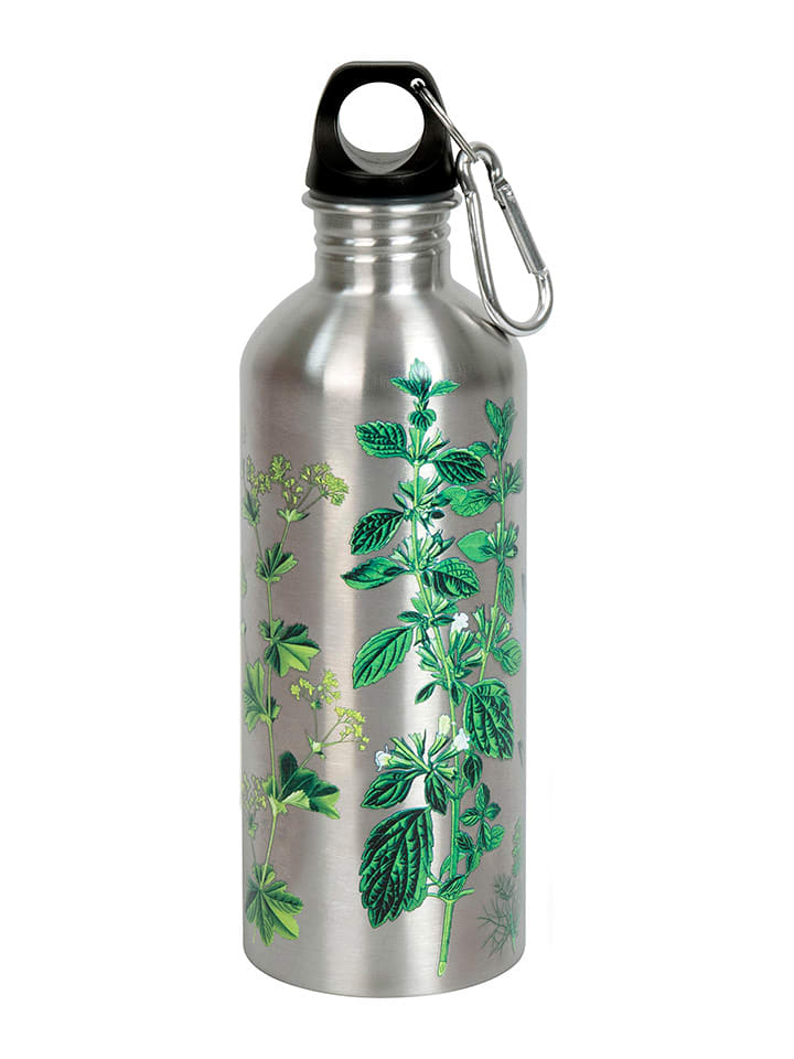 Könitz Bidon "My Favourite Tea" w kolorze zielono-srebrnym - 600 ml rozmiar: onesize