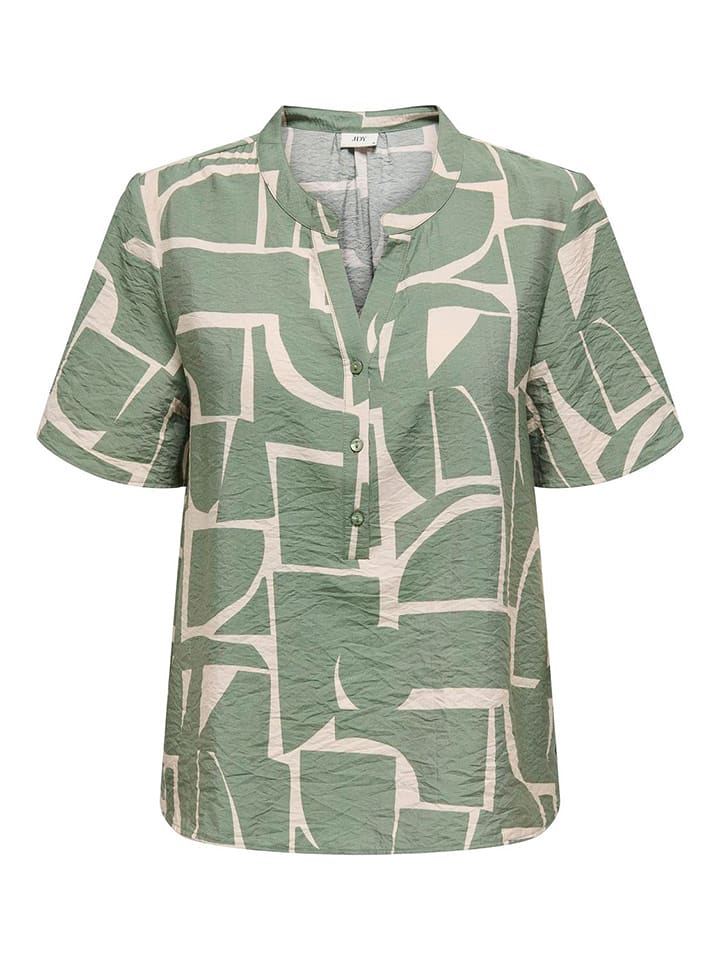 JDY Bluzka w kolorze zielono-beżowym rozmiar: XS