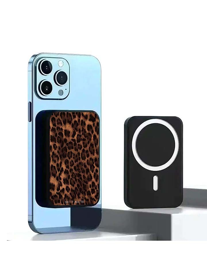 SWEET ACCESS Powerbank w kolorze jasnobrązowo-czarnym - 10000 mAh rozmiar: onesize