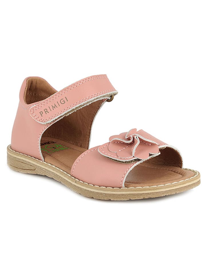 Primigi Skórzane sandały w kolorze jasnoróżowym rozmiar: 31