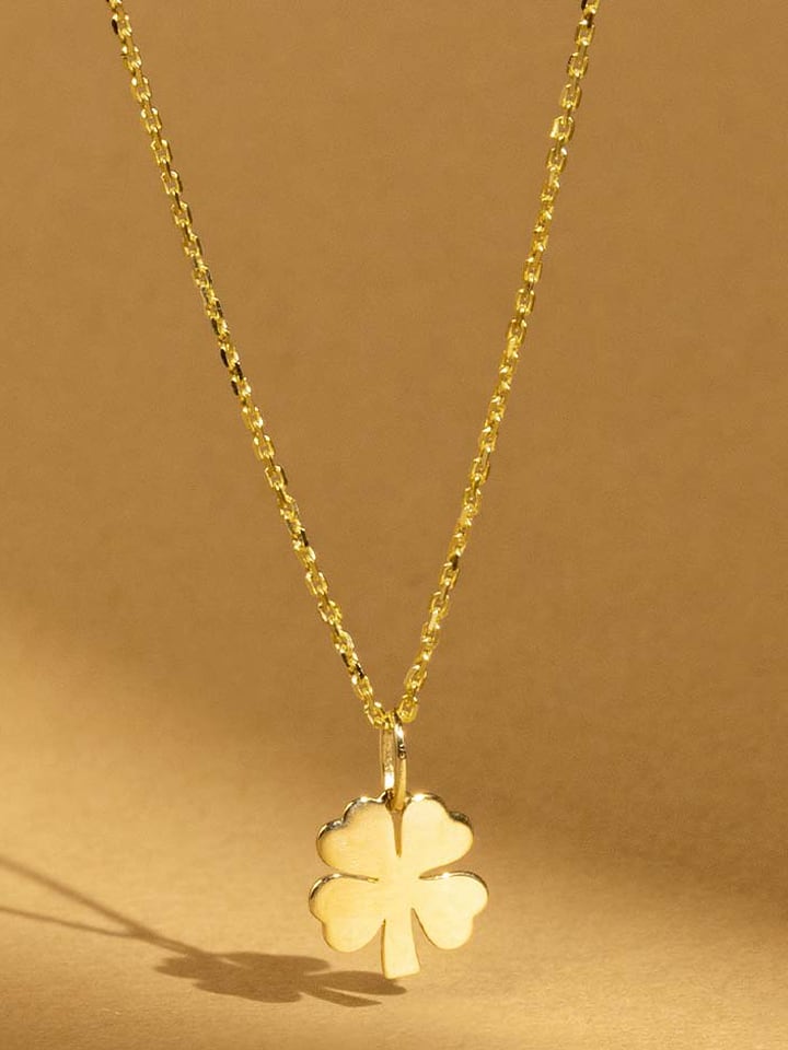 L instant d Or Złota zawieszka "Tréfle" rozmiar: onesize