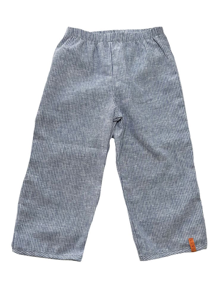 LiVi Lniane spodnie w kolorze niebieskim rozmiar: 92/98