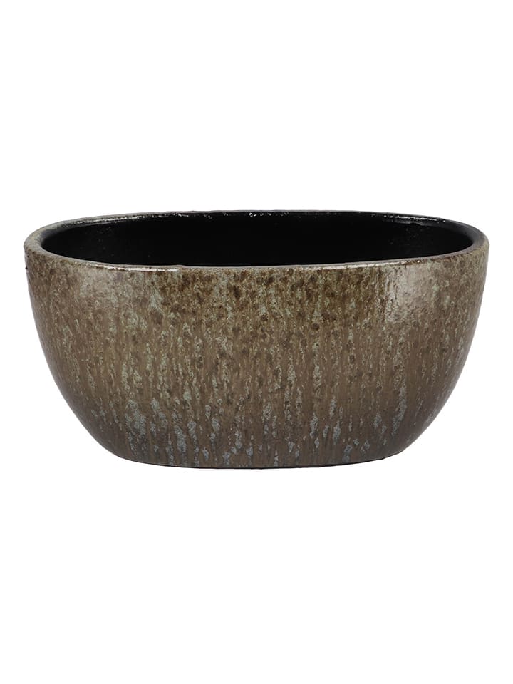 daan kromhout Doniczka "Jade" w kolorze khaki - 28 x 15 x 13 cm rozmiar: onesize