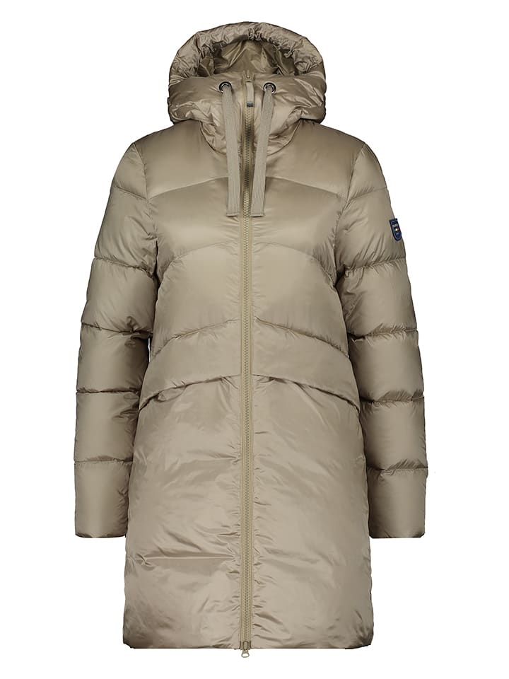 DOLOMITE Parka puchowa "Corvara" w kolorze beżowym rozmiar: XL