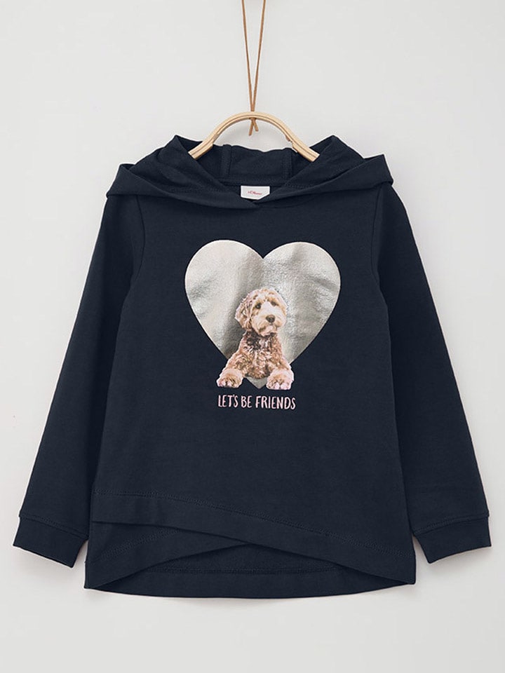 s.Oliver Bluza w kolorze granatowym rozmiar: 104/110