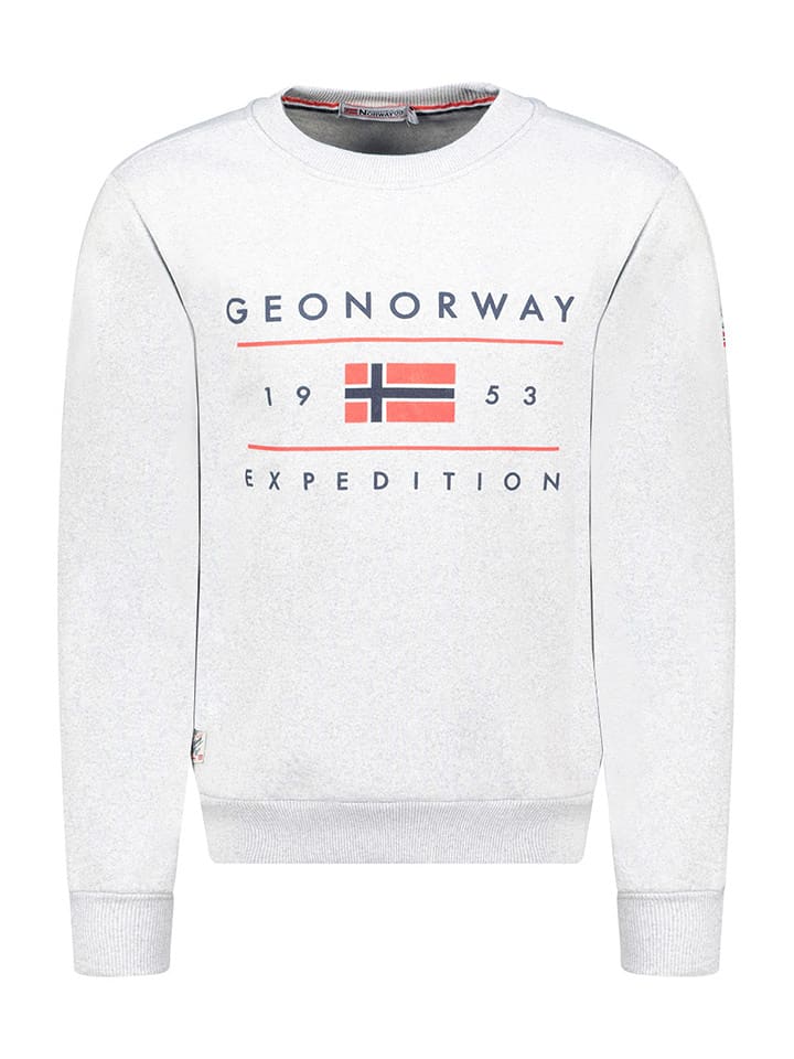 Geographical Norway Bluza "Gezolo" w kolorze szarym rozmiar: L