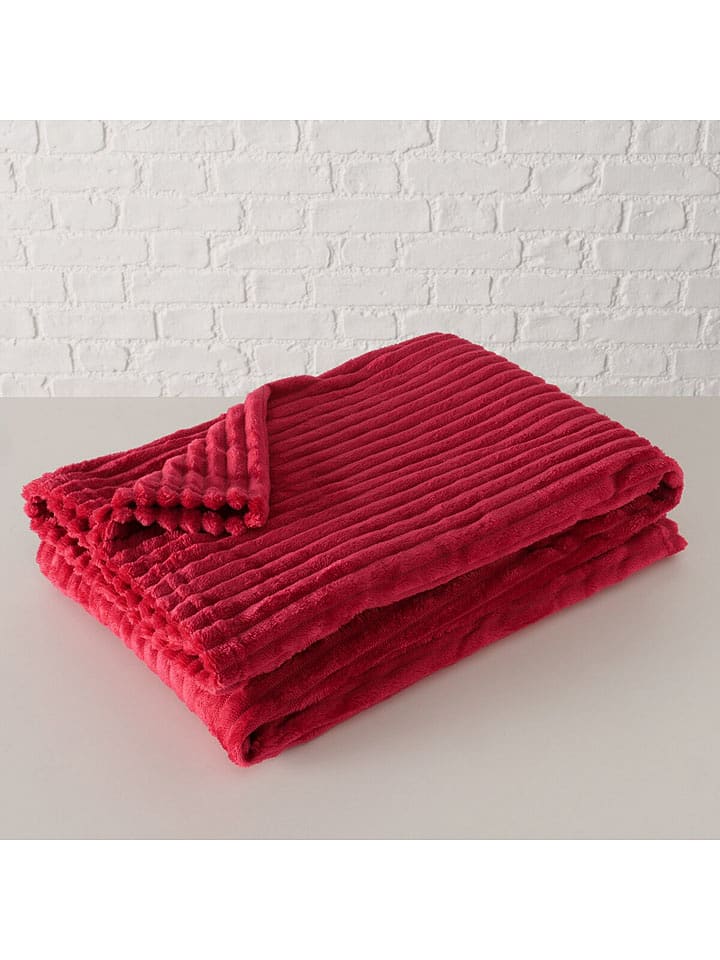 Boltze Koc "Hygge" w kolorze różowym - 180 x 130 cm rozmiar: onesize